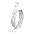Slim Cat 6 Ethernet Cable 90° Left Angled 1.6 Feet, Ultra Thin & Flexible Rj45 by DUTEVOLNS