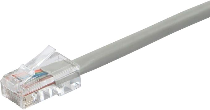 Monoprice Cat6 15ft Gray Patch Cable UTP 24AWG 550MHz Pure Bare Copper RJ45 - Image 2