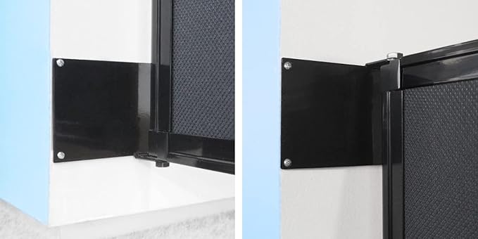 Wall-Mounted Sliding StraightWall Room Divider | Adjustable Widths | Locking Wheels | Room Separator | Up to 11'3" Wide x 5' Tall Warm Pebble Fabric Panels