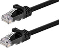 Monoprice Cat5e 10ft Black Patch Cable UTP 24AWG 350MHz Pure Bare Copper by Monoprice