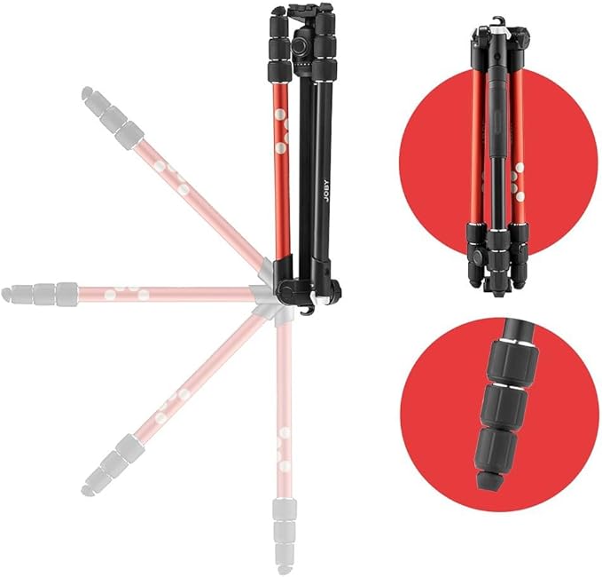 JOBY RangePod, Aluminium Traveller Camera/SmartphoneTripod - Image 2
