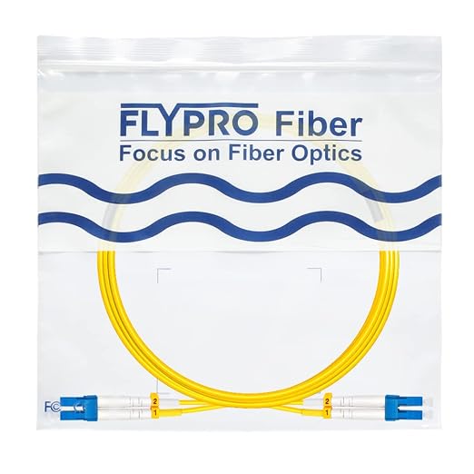 FLYPROFiber- 10M/33ft OS2 LC to LC Fiber Patch Cable | Length Options: 0.2m-300m - Image 7
