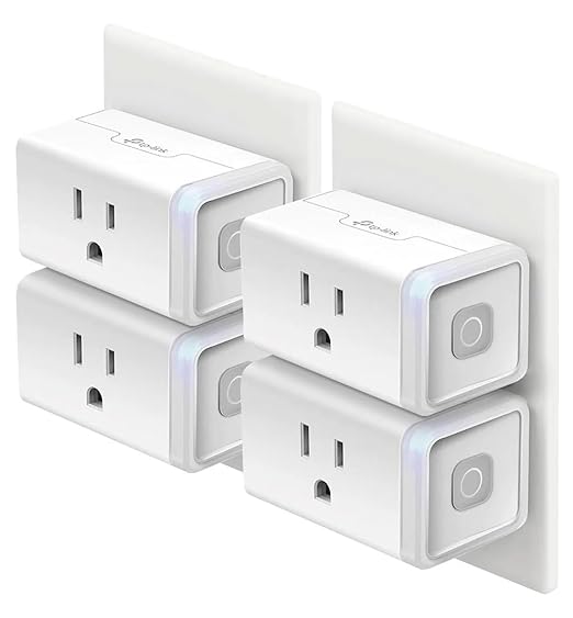Kasa Smart Plug HS103P4, Smart Home Wi-Fi Outlet Works by KasaSmartbyTP-Link