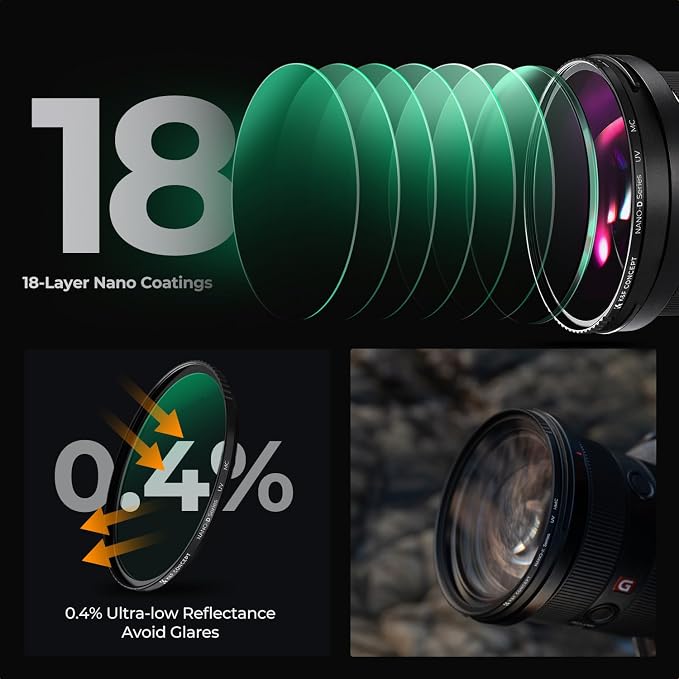 K&F CONCEPT 49mm MC UV Lens Protection Filter - Image 5