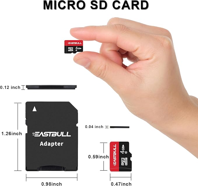 EASTBULL 4GB 10-Pack of Micro SD Card, 4GB SD Cards Pack Full HD Video 90MB/s - Image 2