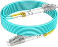 OM3 Multimode Fiber LC to LC, 1m Fiber Patch Cable, Options 7in~500ft, Fiber by RamboCables
