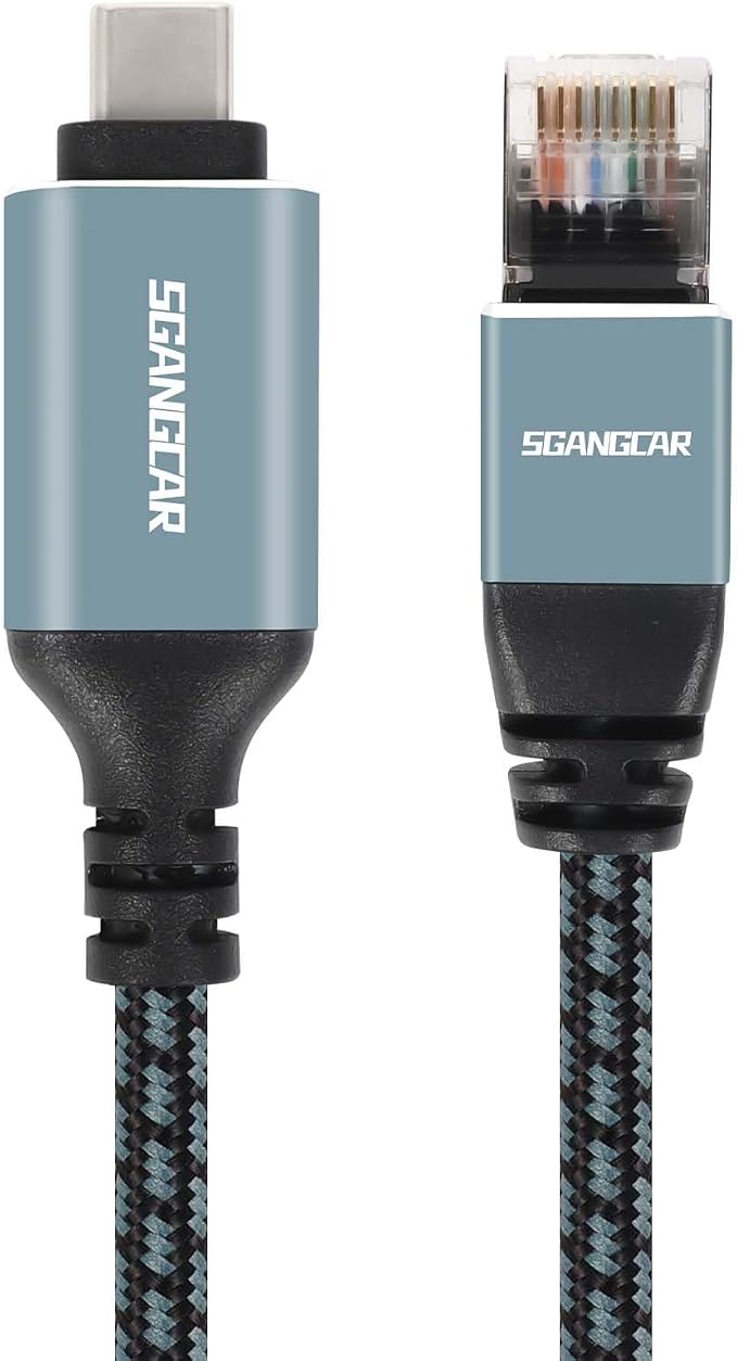 USB C to Ethernet Cable, 20 Feet Type C to Gigabit Ethernet Cable, USB C to - Image 7