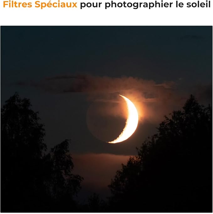 K&F CONCEPT 95mm ND1000000 ND Lens Filter Solar Eclipse Neutral Density Camera - Image 3