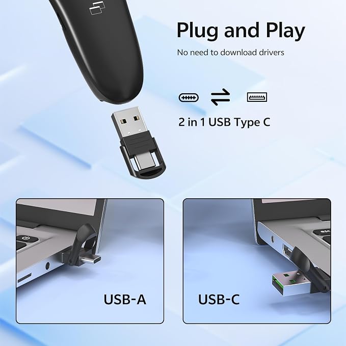 Presentation Clicker with 2 Cases Storage: PowerPoint Wireless Presenter - Image 4