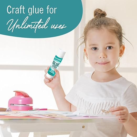 Glue Sticks Bulk Classroom, White Glue Sticks for Kids 36 Count, 0.75 Ounce, Washable All Purpose, for Kids, School and Home