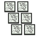 Mini Humidity Meter Hygrometer 6 Pack Room Thermometer Indoor Digital by Unknown