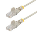 StarTech.com 4ft Gray Slim CAT6 Ethernet Cable, Snagless RJ45, 28AWG Pure Bare by StarTech