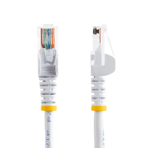 StarTech 7 FT White CAT5E UTP Patch Cable - Image 2