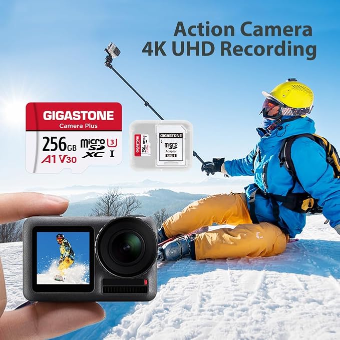 Gigastone 256GB Camera Plus Series Memory Card, Read Speed up to 100MB/s. Ideal - Image 4