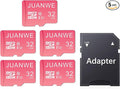 JUANWE 32GB Micro SD Cards 5 Pack Memory Card, SDHC High-Speed U1 SD Card by JUANWE