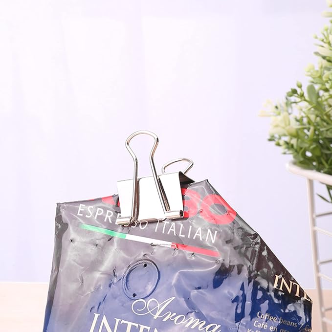 Extra Large Binder Clips 2 Inch (40 Pack), Big Paper Clamps for Office and Home Supplies, Silver