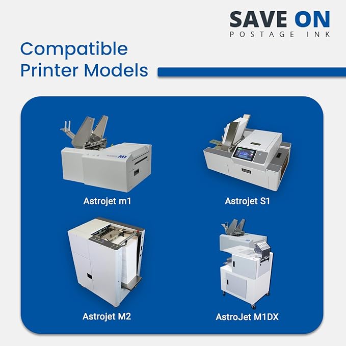 Save On Postage Ink, Memjet Ink Cartridge Compatible Astro 123-2415 | Memjet Ink Compatible HI-Cap Yellow Ink Tank for AstroJet M1 M2 S1 and M1DX