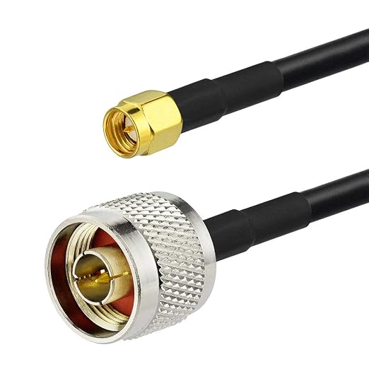 Superbat SMA Male to N Male RF Coaxial Coax Cable 10ft + 5pcs SMA to N - Image 2