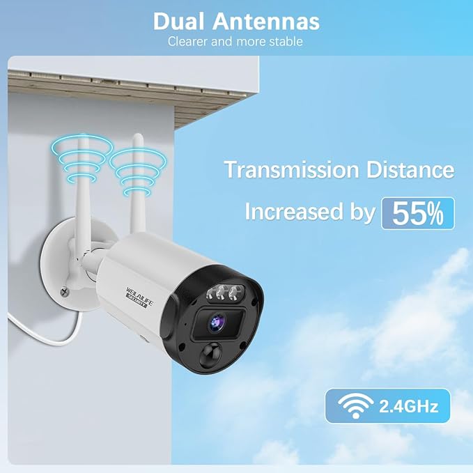【All-in-One Security System】 5MP Outdoor Wireless Security Camera System - Image 7