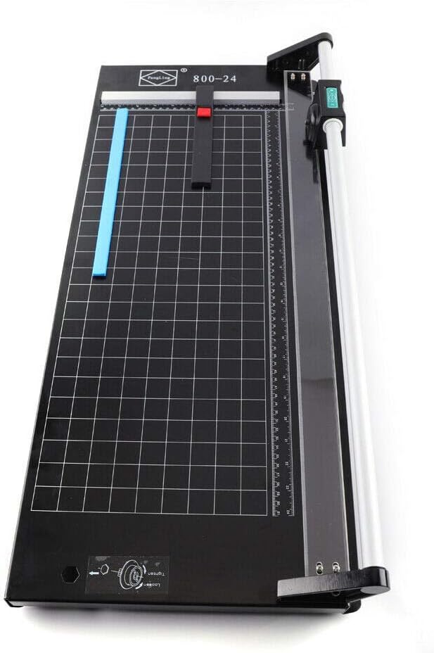 14-48Inch Hob Precision Rolling Cutter Rotary Photo Paper Rolling Cutter Trimmer Sharp Blade (24inch)