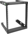 RIVECO 12U 19" Wall Mount Server Rack – 17.7" Deep 2 Post Open Frame Cabinet by RIVECO