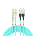 SC/UPC to FC/UPC Fiber Patch Cable OM3 0.6Meter/2ft 10GB/Gigabit Multimode by Buacoz