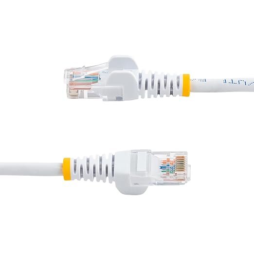 25 Ft White Snagless Cat5e Utp Patch Cable - Image 3