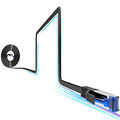Cat8 Flat Ethernet Cable 25 FT Indoor & Outdoor, Invisable Ultra-Thin Ethernet by 10Gsupxsel
