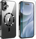 Magnetic Glossy Case for iPhone 17, iPhone17 Phone Case Slim Clear Luxury by Unknown