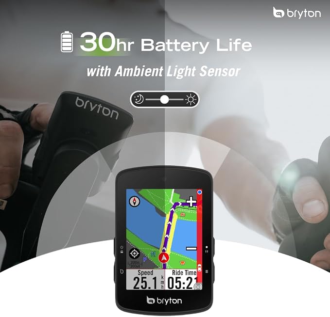 Bryton Rider S510 Sensor Bundle 2.8 Inch Color LCD Touchscreen GPS Bike/Cycling - Image 5