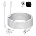 50ft Power Extension Cable Compatible by weishan