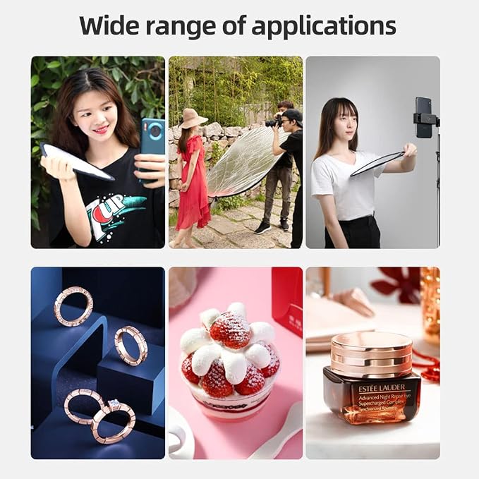 Light Reflectors for Photography 51inch/130cm 5 in 1 Large Photography - Image 7