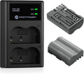 FirstPower EN-EL3e Battery 2-Pack 2200mAh and Dual USB Charger Compatible by FirstPower