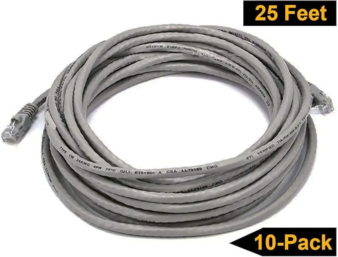 iMBAPrice 10' Cat5e Network Ethernet Patch Cable, 10 Pack - Image 4