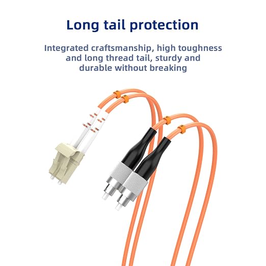 70M/229FT OM1 Fiber Patch Cable, LC/UPC to FC/UPC, 62.5/125μm, 10GB Multimode - Image 5
