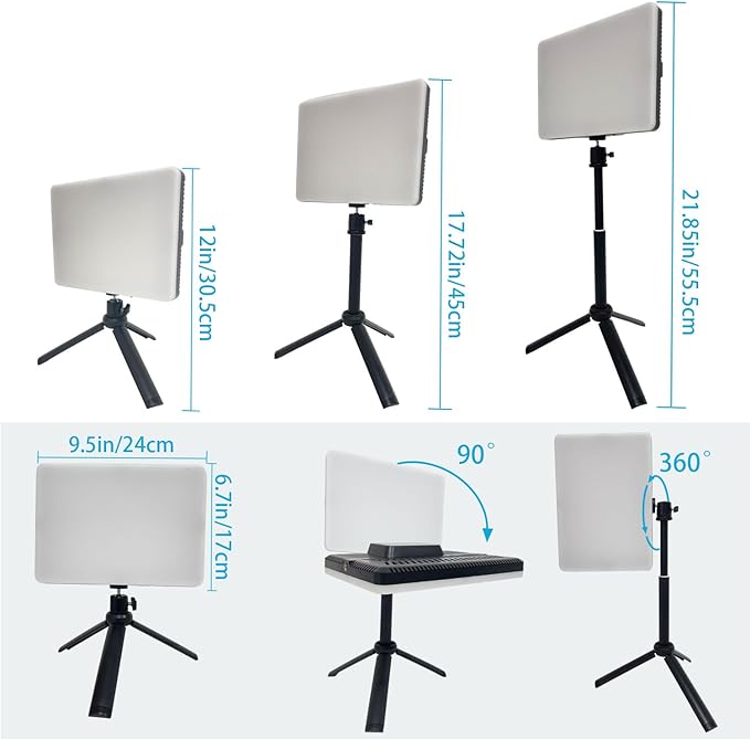 2 Pack LED Photo Lighting kit - Image 4