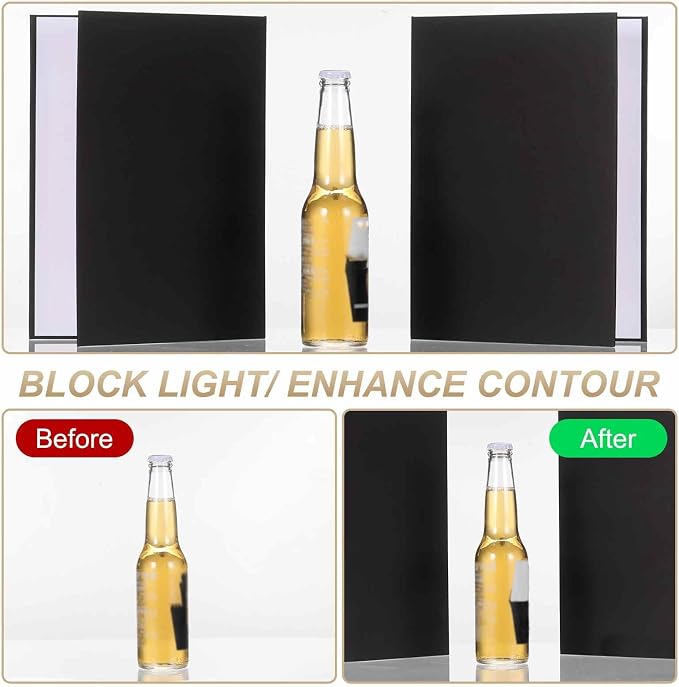 2Pcs 17"x11" Light Reflector 2 in 1 Photography Reflector Cardboards, Foldable - Image 4