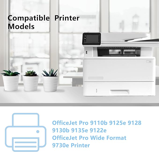 936 936e Extra High Capacity Ink Cartridges for HP 936 936e 936XL Ink Work with OfficeJet Pro 9110b 9128 9130b 9125e 9135e 9122e 9730e Printers (4-Pack Black Cyan Magenta Yellow)