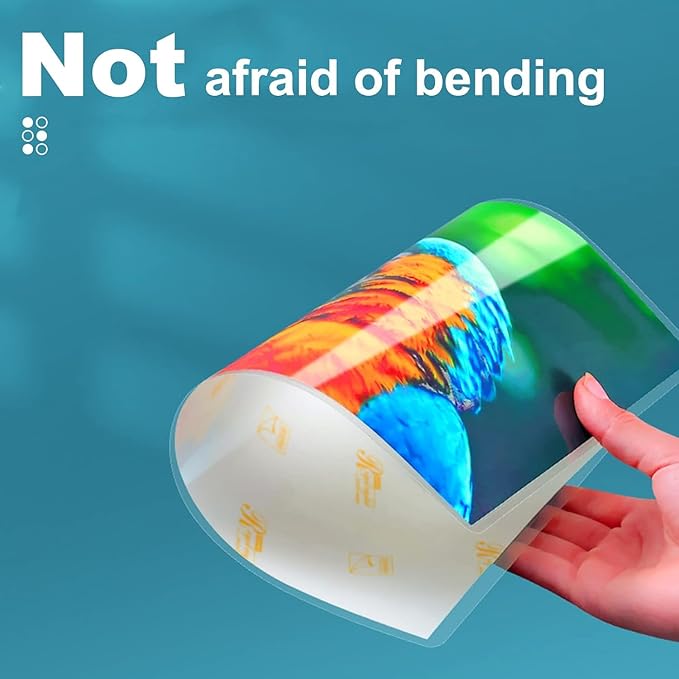 5 Mil Thermal Laminating Sheets, Holds 8.5 x 11 Inch Sheets, Clear Thermal Laminating Pouches for Laminator, 9 X 11.5-inches/Letter Size Thermal Laminating Paper, Round Corner 500 Pack