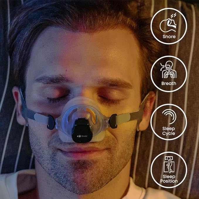 EMAY Sleep Breathing Monitor for Airflow Tracking | Record Breathing - Image 2