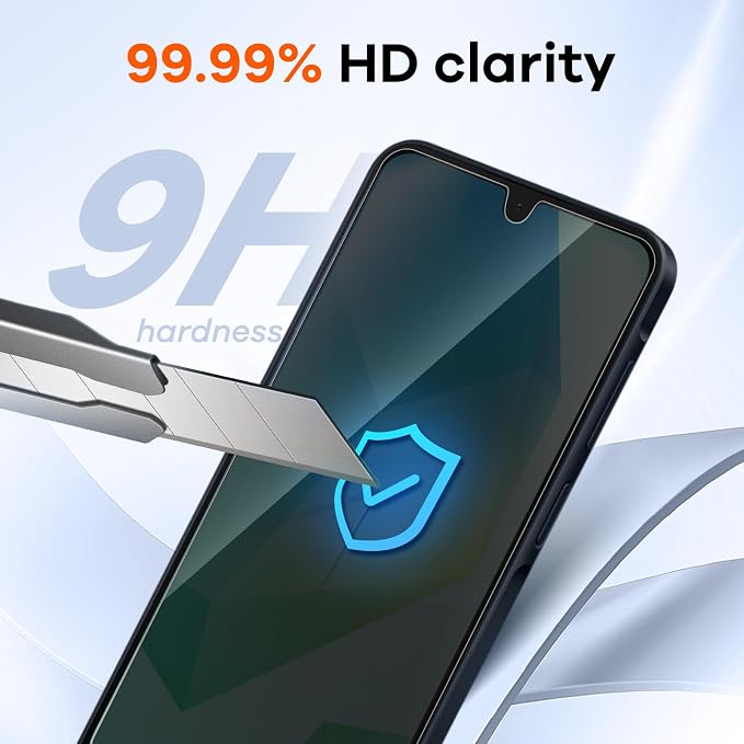 3+3 Pack for Samsung Galaxy A16 5G Privacy Screen Protector & Phone Camera Lens - Image 5