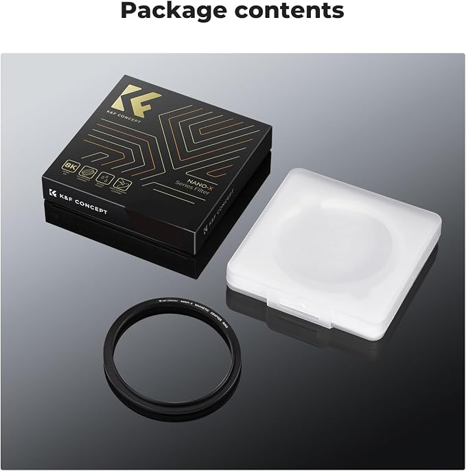 K&F CONCEPT 72-82mm Magnetic Filter Adapter Ring, - Image 6