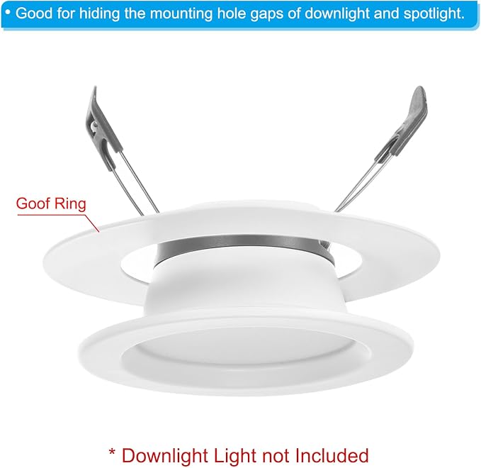 PATIKIL 4.9" ID 6.7" OD Light Trim Ring - Image 3
