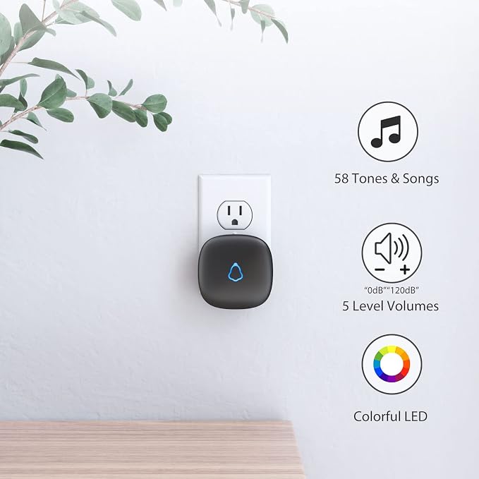 Door Chime, METAK Wireless Door Open Contact Sensor Alarm - Image 6