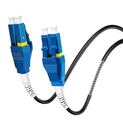 5 Meters Uniboot LC to LC Armored Fiber Patch Cable, Single Mode Duplex Fiber by Bangun