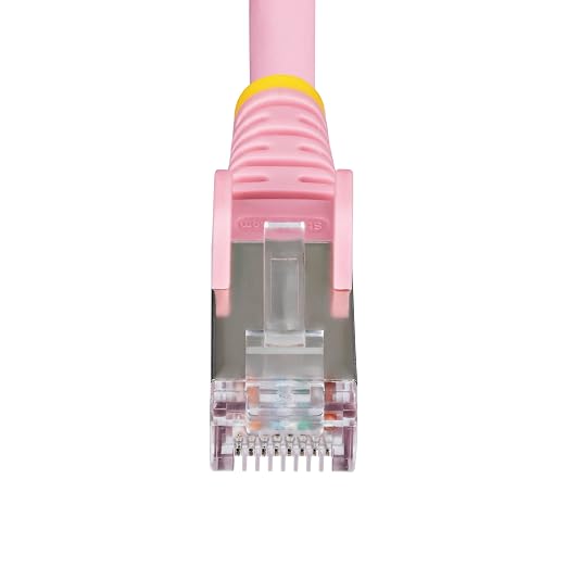 StarTech.com 5ft Pink CAT6a Ethernet Cable, Snagless RJ45, 100W PoE++, 27AWG - Image 4