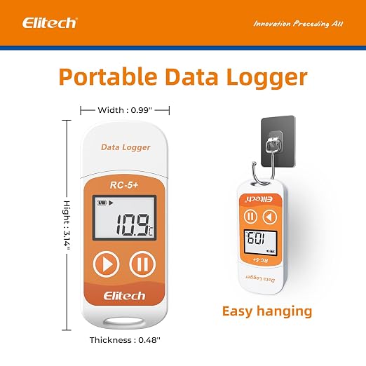 Elitech RC-5+Digital PDF USB Temperature Data Logger Reusable Recorder - Image 4