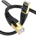 DbillionDa Cat 8 Ethernet Cable 40Gbps 2000MHz, 20FT Supports Cat7 Cat6 Cat5e by +DbillionDa