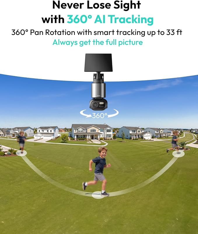 BOTSLAB Security Cameras Wireless Outdoor, 2 Cam-Kit, 4K Color Night Vision - Image 5