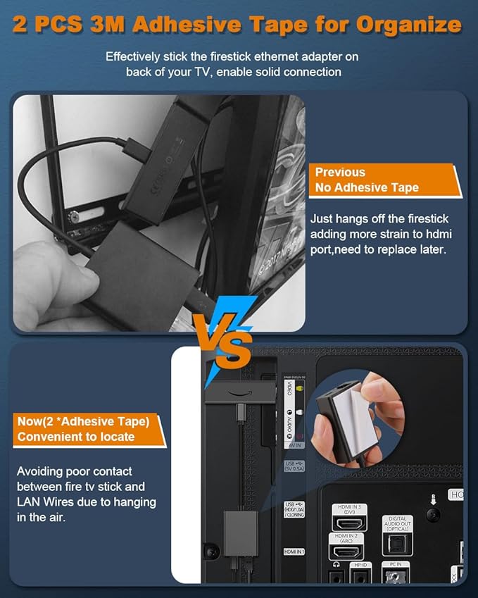 Ethernet Adapter for Fire TV Stick, Electop Micro USB to RJ45 Ethernet Network - Image 7